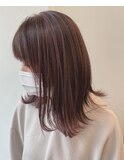 【ピンクハイライト】華やかミディアム