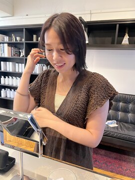 ジリ(JILI) 結べるボブ×ショコラカラー ▽福永