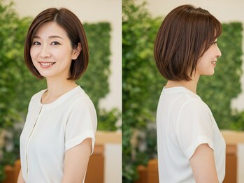 アイスタイル 藤三陽光台店(I STYLE)の写真/すぐ伸びて気になる白髪...。毎月染めたいから、しみない!傷ませない!にこだわり、艶のある美髪を叶える＊