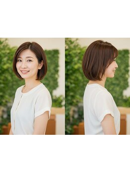 すぐ伸びて気になる白髪...。毎月染めたいから、しみない!傷ませない!にこだわり、艶のある美髪を叶える＊