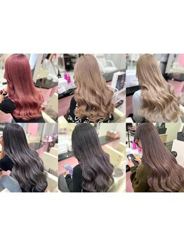 ばれないエクステ、地毛風フェイクブラックカラー、顔まわりレイヤーカットが人気メニュー◎