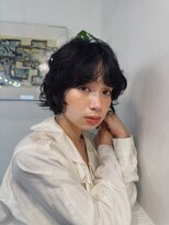 ヒュージ 表参道(huge)&nbsp;レイヤーボブ/ショート/ニュアンスパーマ/顔周りカット/20代30代