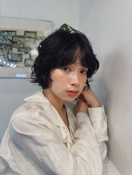 ヒュージ 表参道(huge) レイヤーボブ/ショート/ニュアンスパーマ/顔周りカット/20代30代