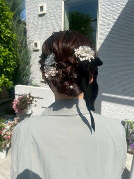 ビーチ ステラタウンまえ店(Beach) シニヨン　結婚式お呼ばれヘアアレンジ！
