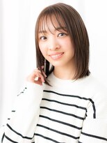 モッズヘア 上尾西口店(mod's hair) アースカラーシースルーバング艶感ストレート//上尾20代30代40代