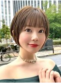 30代40代大人女性/前髪ありショートボブ/ショートヘア/髪質改善