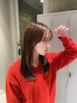 ブリーチなしベージュ