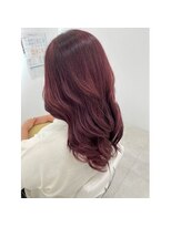 アイニ 天王寺アポロ店(aini) 深みボルドー×大人レイヤー