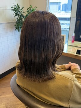 オアシスアヴェダ(OASIS AVEDA) ブリーチ無しオリーブブラウン