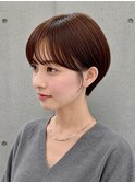 【透明感MAX】大人可愛いショートボブ×艶ダブルカラー