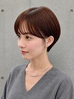 アル あびこ(aru.) 【透明感MAX】大人可愛いショートボブ×艶ダブルカラー