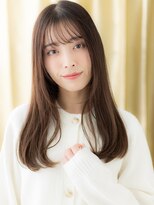 カバーヘアアンドスパ ブリス 浦和(COVER HAIR&SPA bliss)&nbsp;顔周りハッシュカットシースルーバングレイヤーロング20代30代X