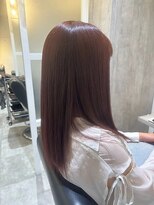 ケアアンドデザイン 今里本店(care&design fulfill)&nbsp;【ピンクブラウン】【ツヤ髪】【ストレートロング】20代30代40代