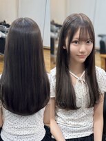 ルアナ 名古屋店(Luana)&nbsp;髪質改善カラーとエクステでつくる茶髪アイドル清楚ブラウン名駅