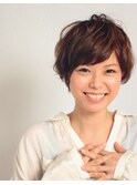 新宿Magellanふんわりショートボブ