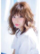 アイビー(Ivy)&nbsp;大人可愛い　ミディアム　低温デジタルパーマ