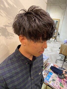 エルオム(EL.HOMME) 【YUKI】ショートマッシュ×パーマ×束感