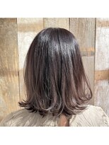 ムーン(moon)&nbsp;#くびれヘア#ビタミンカラー#メルティカラー#センターパート