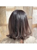 #くびれヘア#ビタミンカラー#メルティカラー#センターパート