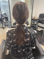 卒業式ヘアメイク　着物