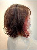 イヤリングカラー(ピラミンゴカラー、インナーカラー)