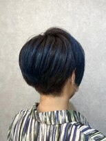 ウィスプ 赤羽店(wisp) 青×刈り上げハンサムショート