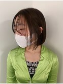ぷっつんボブ × 顔まわりカット