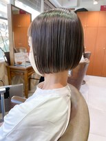 バブ バイネオリーブ(Bab by neolive)&nbsp;白髪ぼかしハイライト☆ミニボブ オン眉