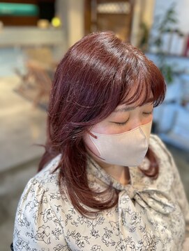 ディードア ヘア ヴィジョン(Ddoor hair vision) レイヤースタイル×チェリーブロッサムカカラー