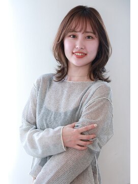 エフ イチリン 本八幡店(F.ICHIRIN) 外ハネミディアムレイヤー