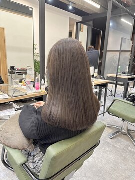 トリニティ 本厚木(trinity) オリーブグレージュ韓国艶髪本厚木