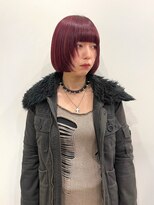 ゼストララ(ZEST Lara)&nbsp;ラベンダーレッド×顔周りレイヤーカット