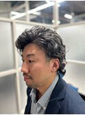 メンズ　大人カール