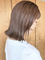 フレイムスヘアデザイン(FRAMES hair design)&nbsp;pink beige×切りっぱなしbob