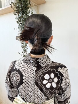 ゼスト 中野店(ZEST) 【ZEST中野/KOTOMI】タイトシニヨン/浴衣アレンジ