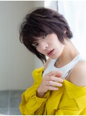 ハネ感小顔ショートボブ20代/30代/40代/ハレマチ通り