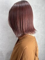 ルノン フィージュ(LUNON fieju)&nbsp;オレンジ/ピンク/ブラウン/ブリーチなし/切りっぱなしボブ