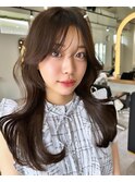 ミルクティーベージュグレージュ韓国イルミナカラーハイライト