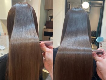 アオ(ao)の写真/有名店出身のオーナー厳選！髪質改善トリートメントでくせ毛のお悩み解決＊[北品川5分]