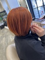 ディーボーイ 健軍店(D-BOY)&nbsp;オレンジ/ブリーチなし/ダブルカラー