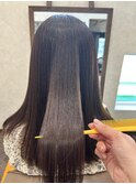 髪質改善セミロング