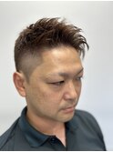ツーブロックショート