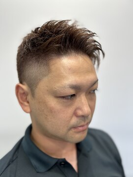 ツーブロックショート