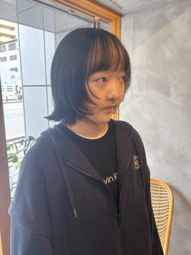 エヌイー(ne' by MAULOA) 【ne'by MAULOA】ボブ×フェイスフレーミング