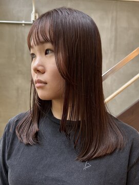 マッシュ 北堀江(MASHU) 【似合わせ 松本】ツヤブラウンカラー