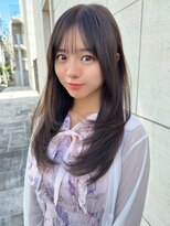 レイリー 原宿 表参道(Rayreee)&nbsp;ふんわりレイヤーで大人可愛いチョコレートブラウンセミロング