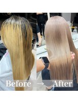 モク 立川(moc)&nbsp;moc style 立川/韓国/ブリーチ/髪質改善/前髪/顔まわり/レイヤー