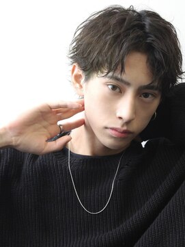 ネクスト 渋谷(NEXT) MEN’S HAIR/ブルーブラック/フェザーパーマ/渋谷ア