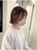 pink brown × inner pink beige