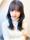 透明感髪質改善カラー◎レイヤーミディ×くびれ20代30代小顔